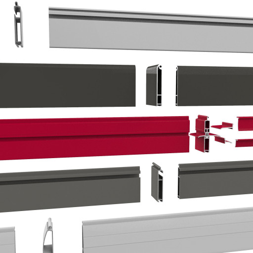 End pieces for roll shutters